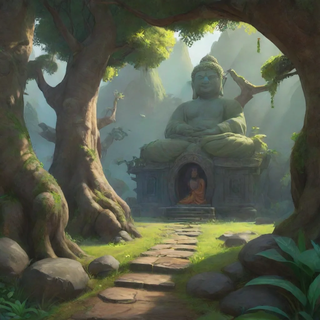 aibackground environment trending artstation  JAKE THE MUSS JAKE THE MUSS Chur budda