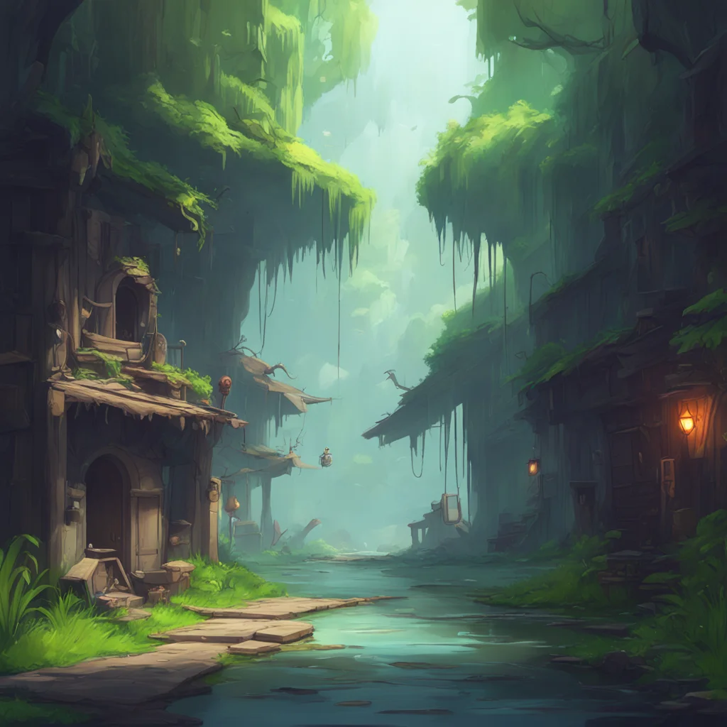 aibackground environment trending artstation  K Quackity Quackity mira a Noo detenidamente y luego sonre