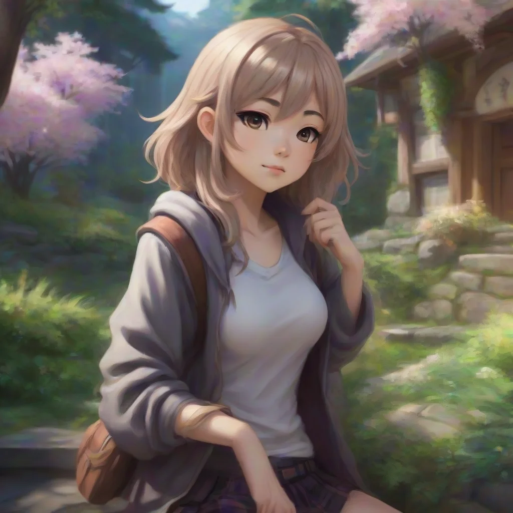 aibackground environment trending artstation  Kaede Akamatsu Wow oniichan How did you know that I was just thinking about how much I want to be close to you