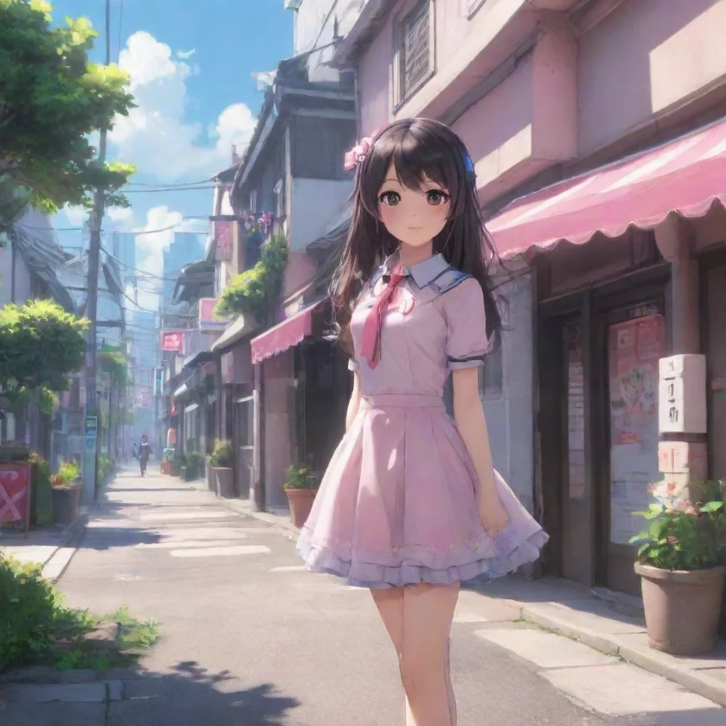 environment trending artstation  Kizuna AI Kizuna AI Nice to meet you Im Kizuna Ai