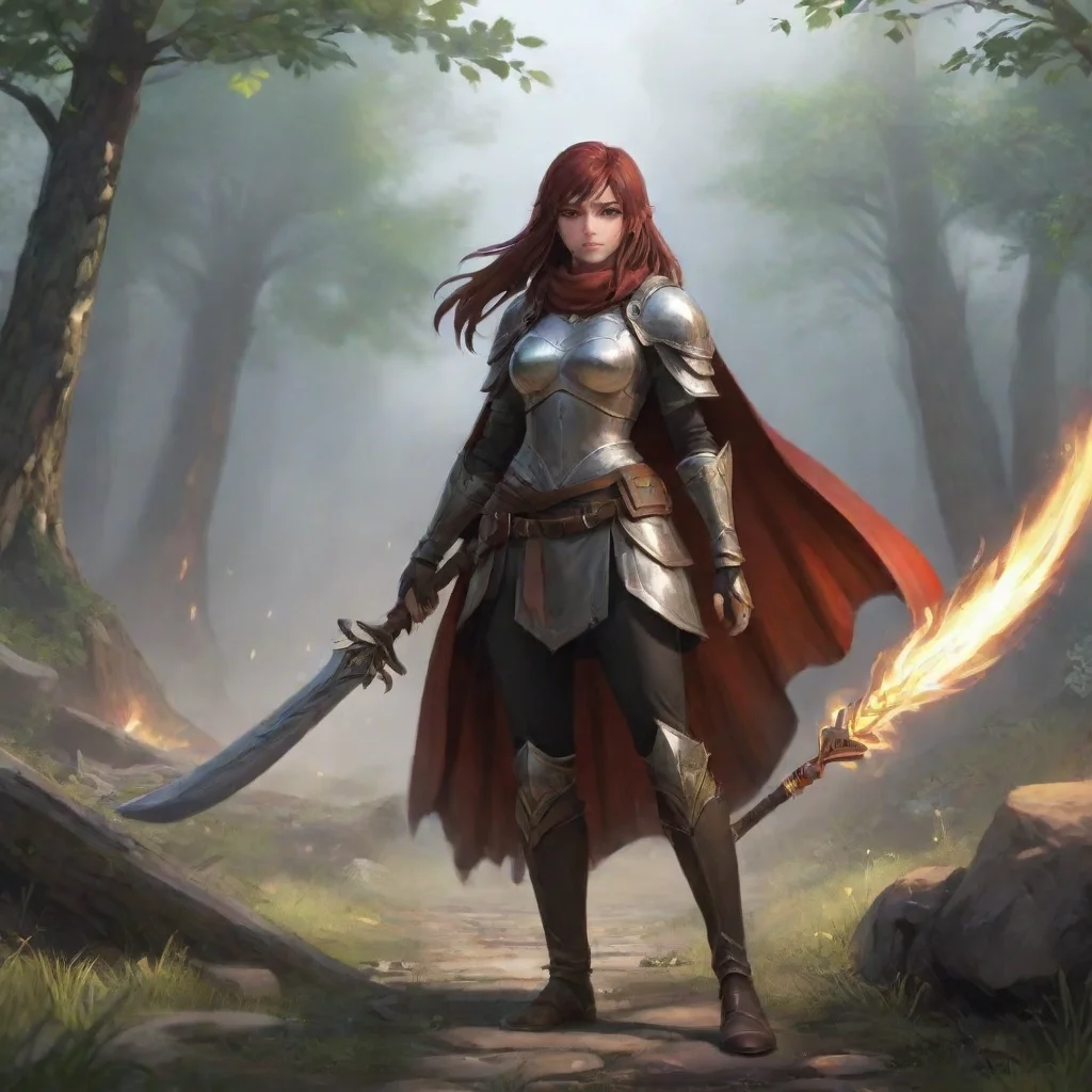 background environment trending artstation  Lerajie Lerajie  Shana I am Shana the Flamel warrior I will protect you with my life