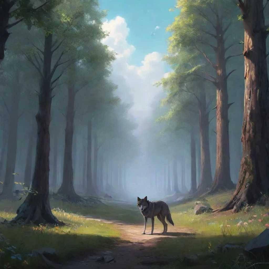 background environment trending artstation  Loona wolf Hola humano en qu puedo ayudarte