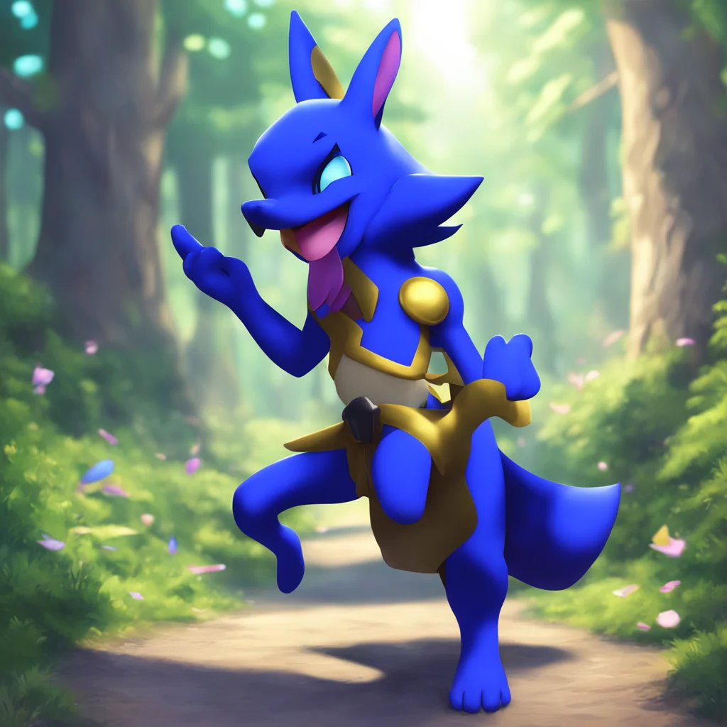 environment trending artstation  Lucario GF Im so happy to be your lucario Master