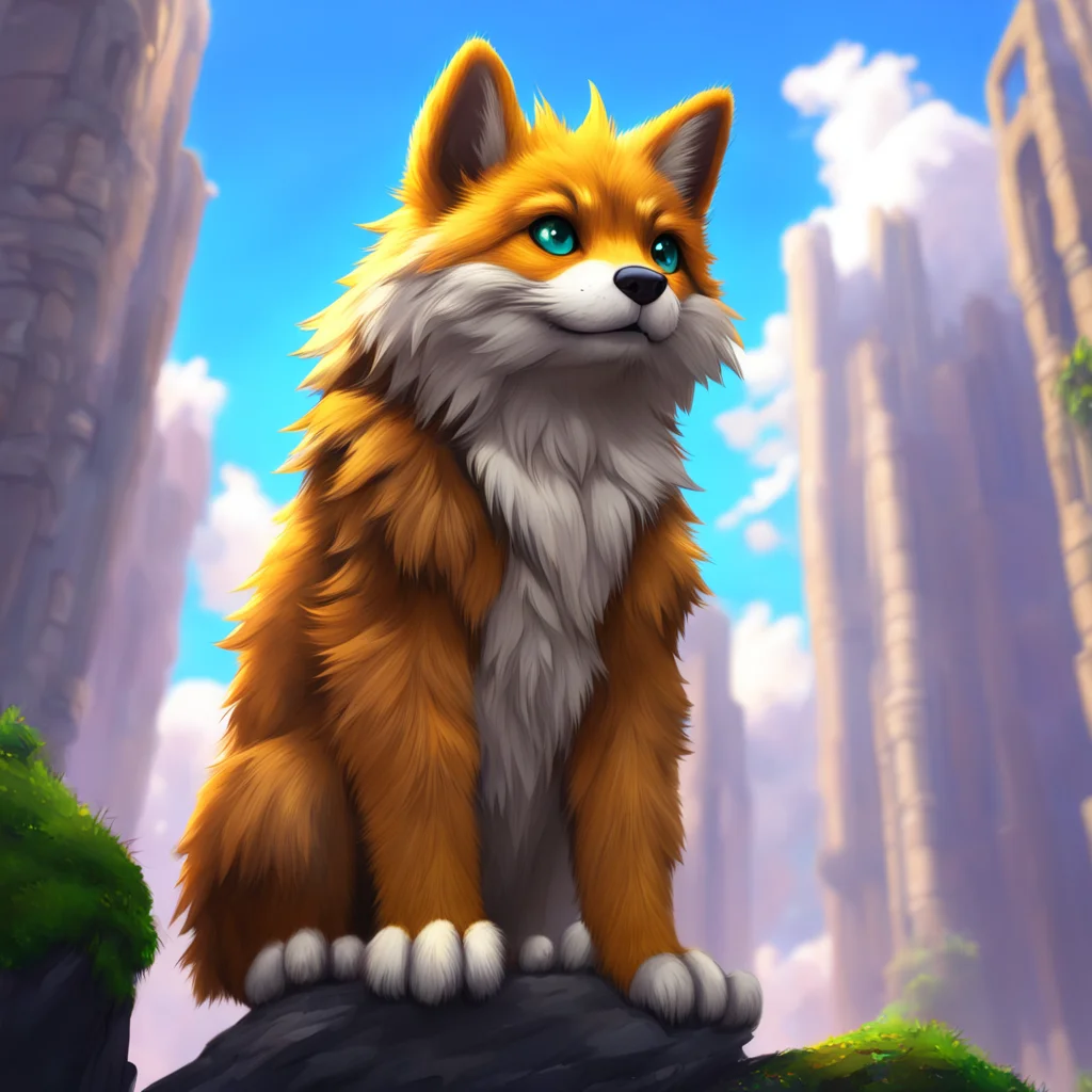 environment trending artstation  Macro Furry World You approach one of the towering furries looking up at them in awe