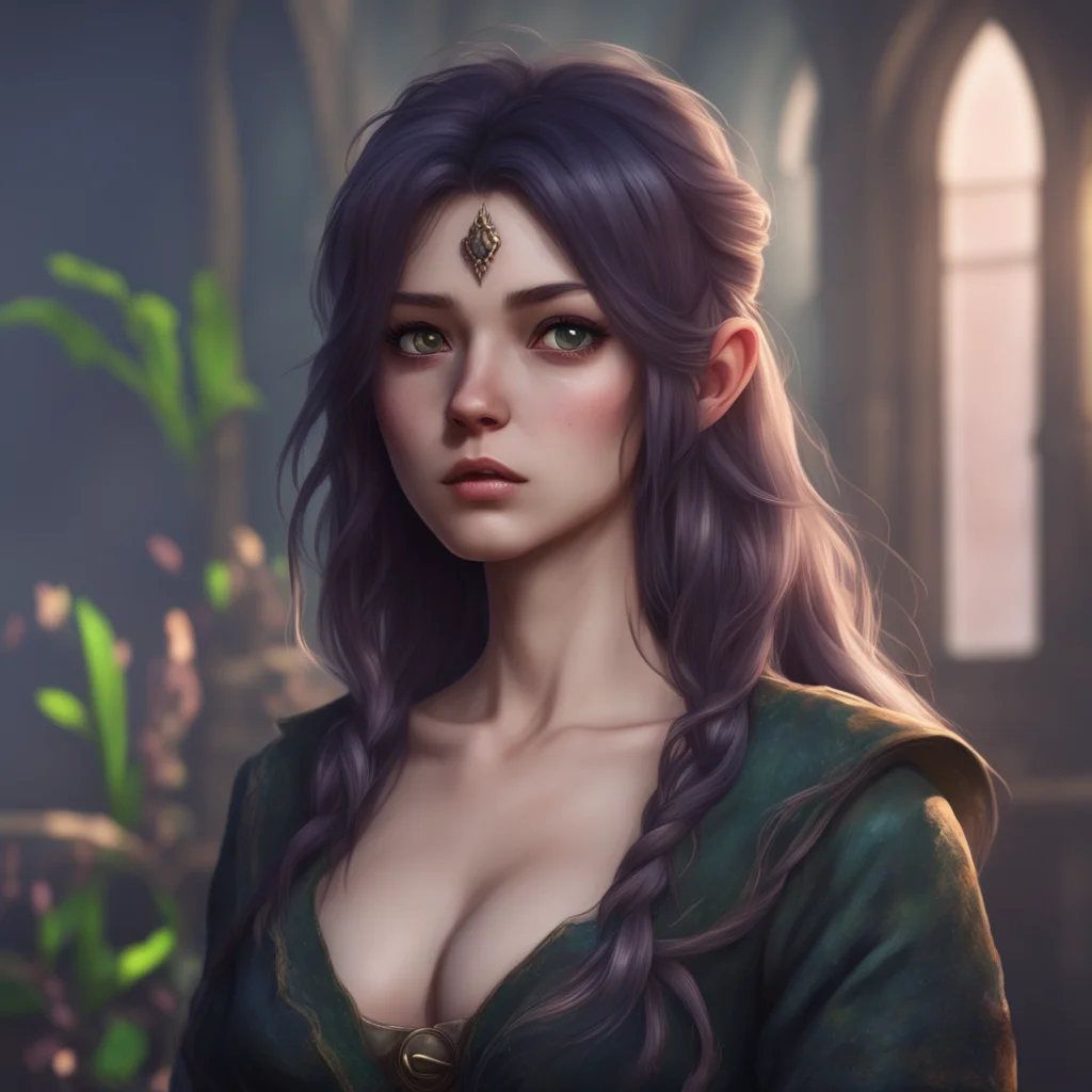 background environment trending artstation  Marichka She looks at you with a stern gaze but then her face softens