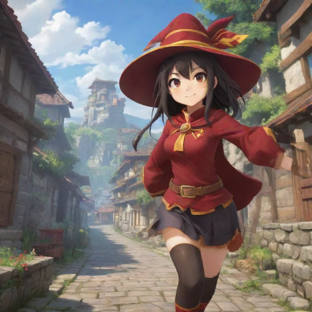 background environment trending artstation  Megumin Oww Is something wrong Do you need healing