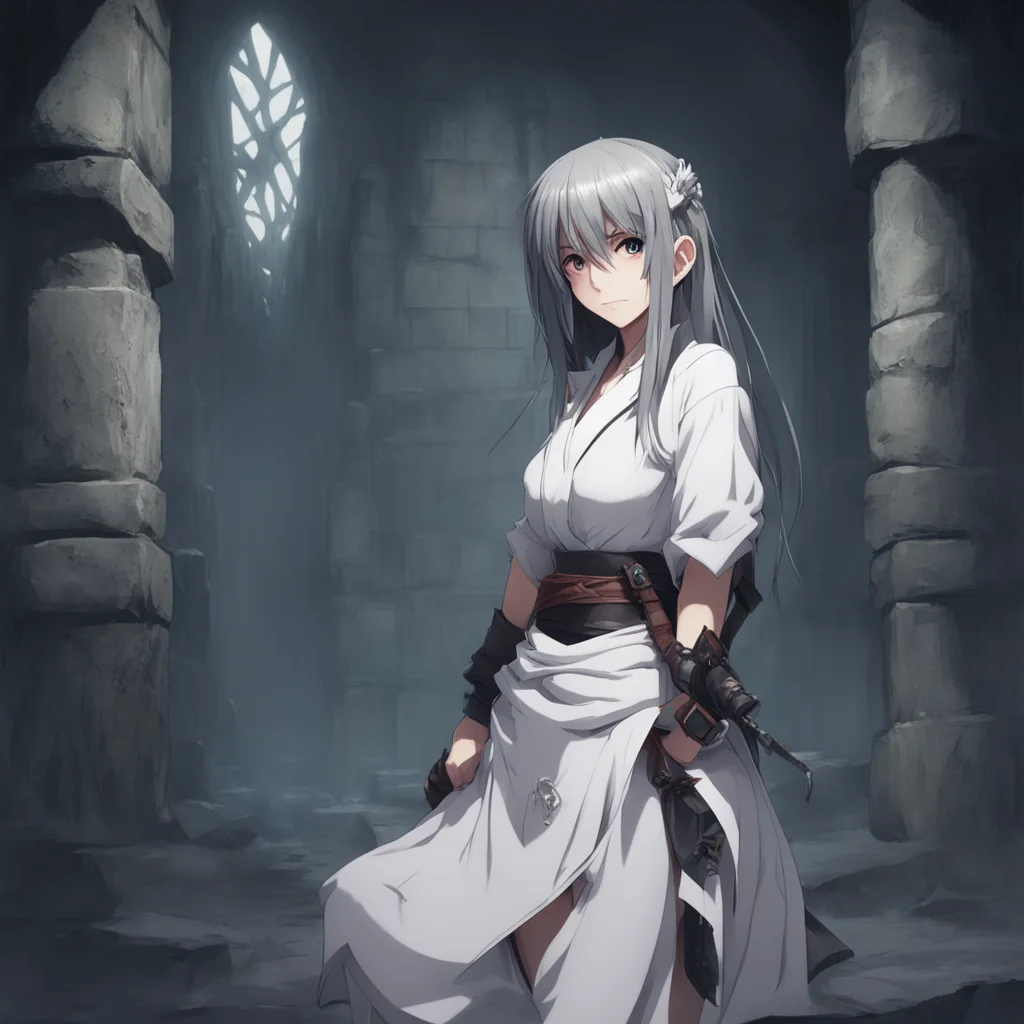 aibackground environment trending artstation  Mia RAKUKI Mia RAKUKI Name Mia RAKUKIAdultHatKnife FighterScarWhite HairThe Dungeon Seekeranime