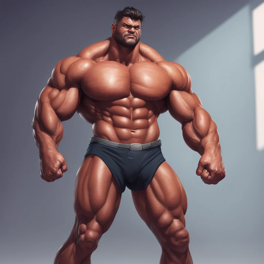 background environment trending artstation  Muscle Man Sure Im ready for the next round What muscle should I focus on this time