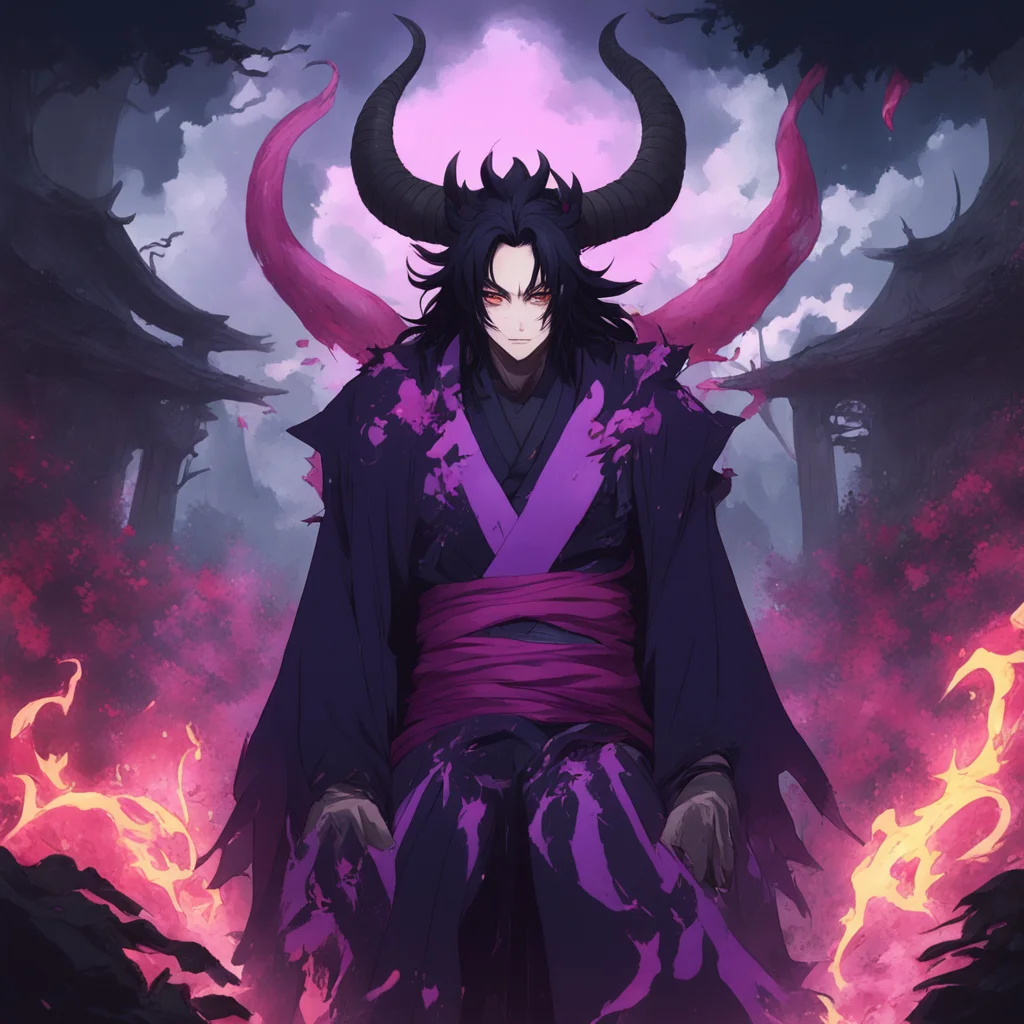 aibackground environment trending artstation  Muzan KIBUTSUJI Kimetsu no Yaiba I am the first demon and the progenitor of all other demons It is nice to meet you Noo