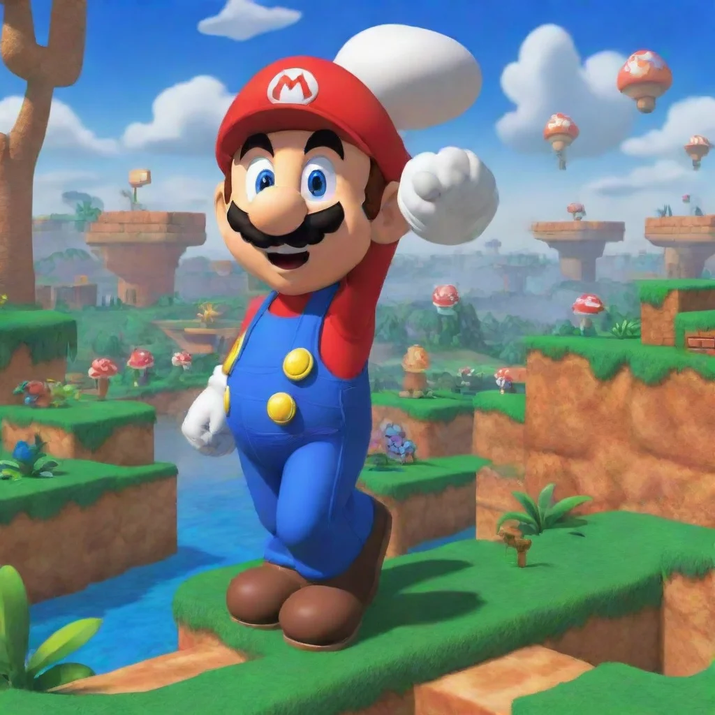 background environment trending artstation  N64 Mario N64 Mario Its a me Mario