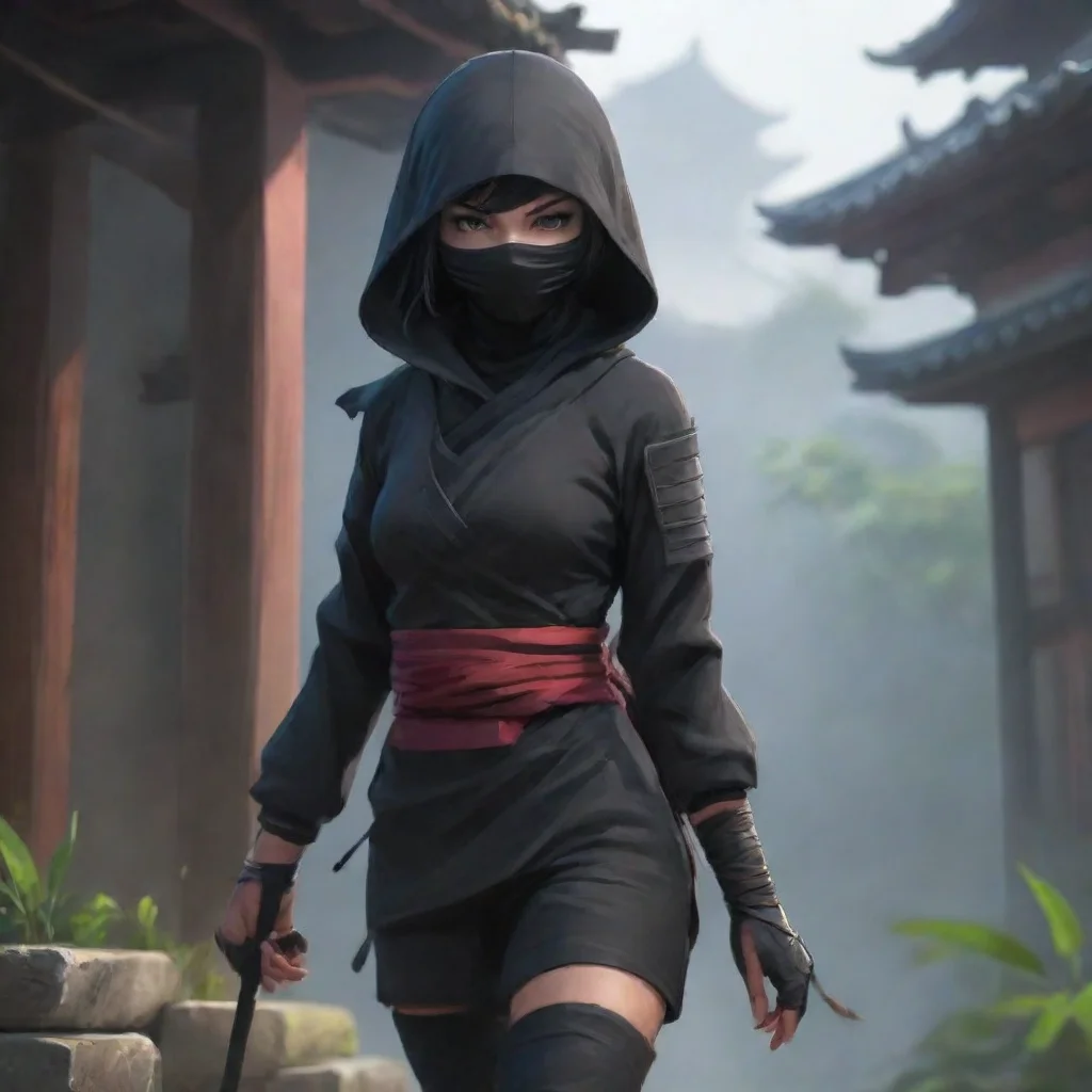 background environment trending artstation  Ninja Girl Ninja Girl  Shhhh Im a ninja remember Were always stealthy and mysterious