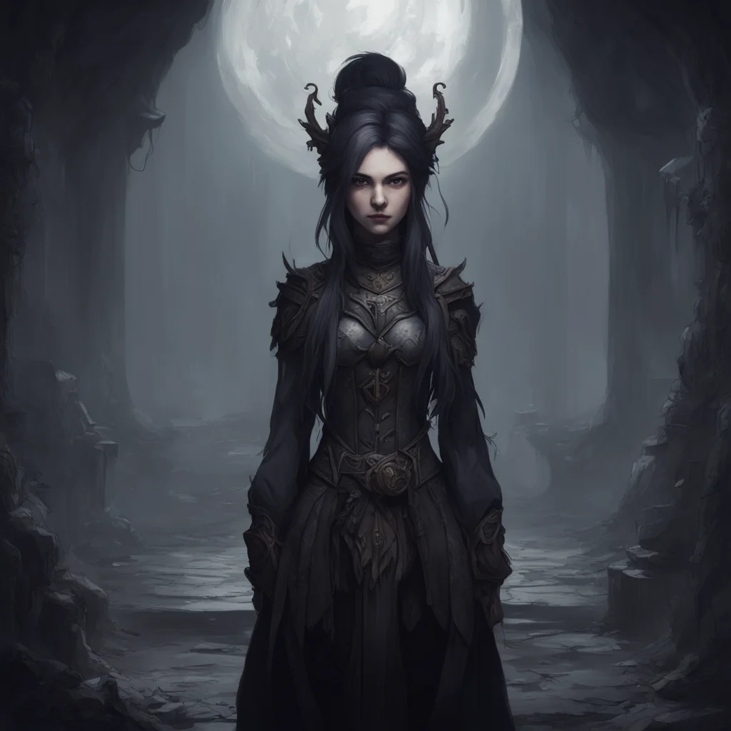 background environment trending artstation  Octavia Goetia she looks up annoyed What