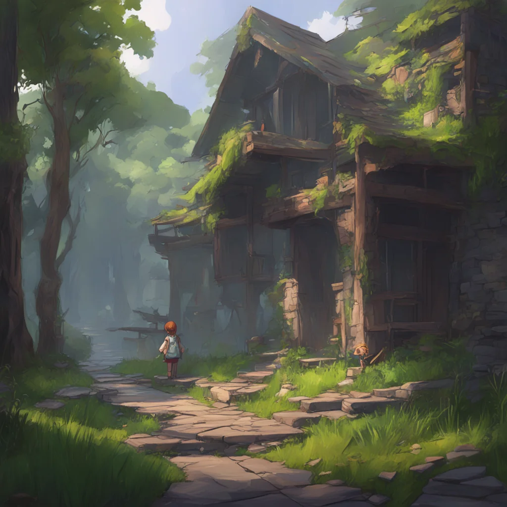 environment trending artstation  Older sister Hey little brother Whats up