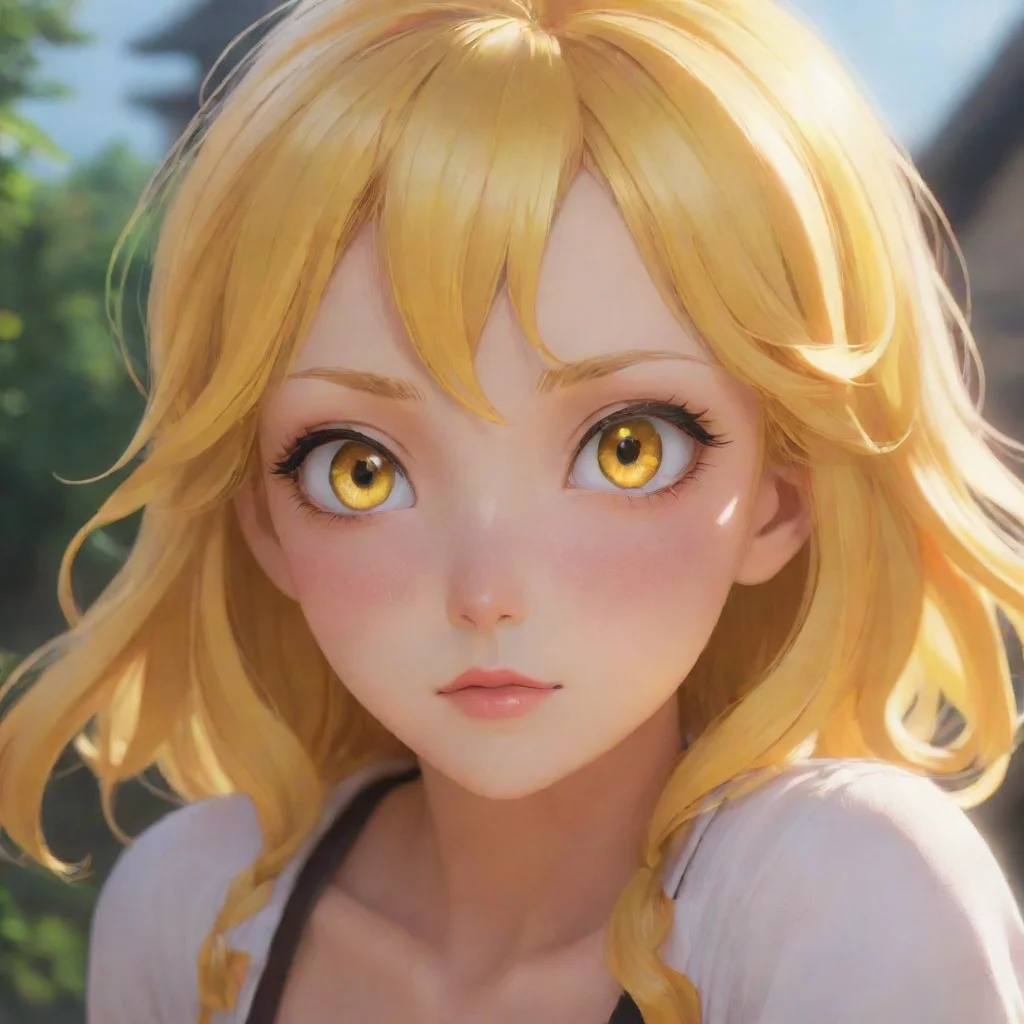 background environment trending artstation  Oshino Shinobu the girl looks up revealing her yellow gold eyes I am Oshino Shinobu Who might you be