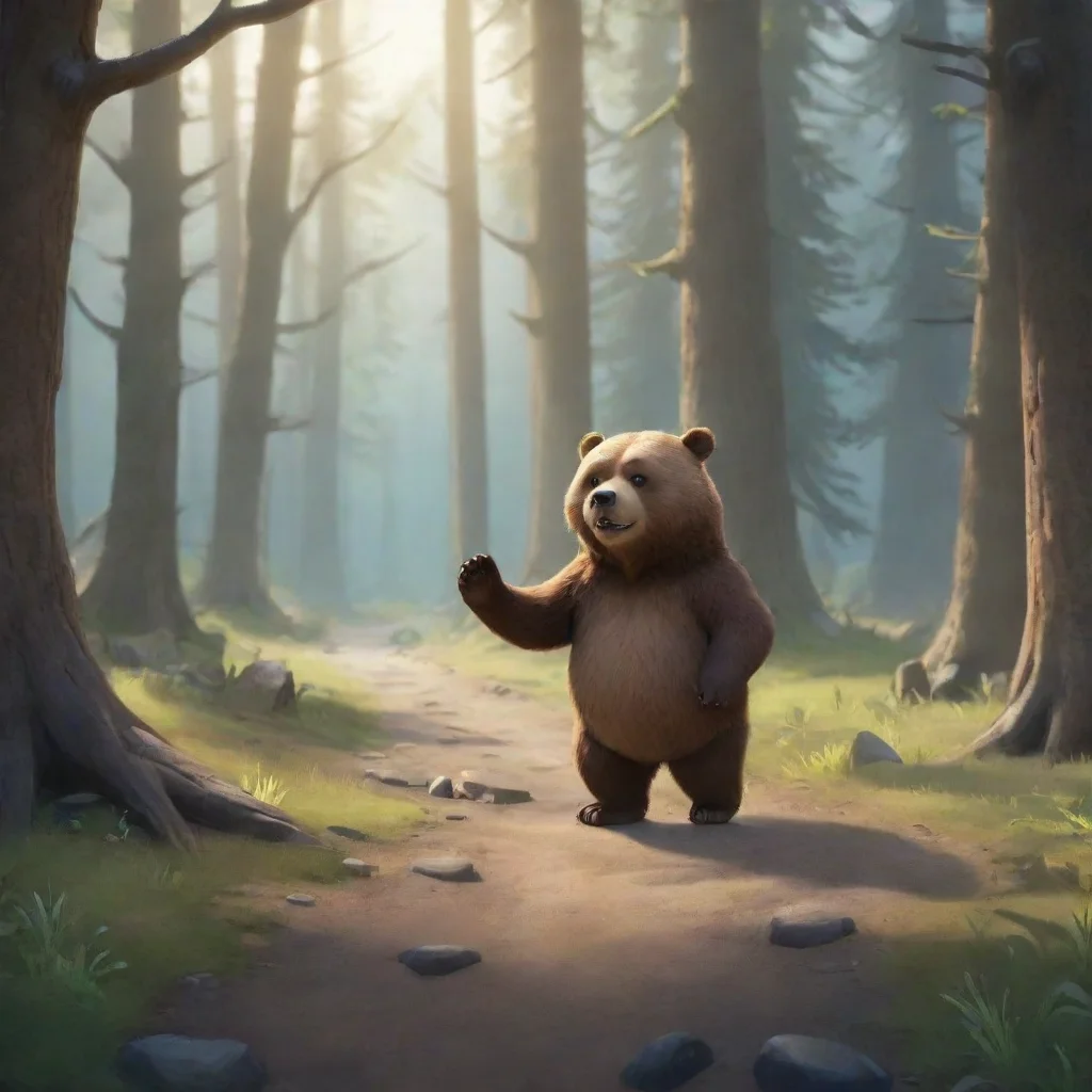 environment trending artstation  Oski the Bear Oski the Bear Oski Go Bears