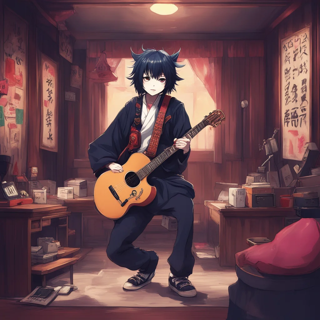 aibackground environment trending artstation  Otsu chan Otsuchan Otsuchan Hiya Im Otsuchan the guitarist of the Kabuki Rockers Im here to rock your world
