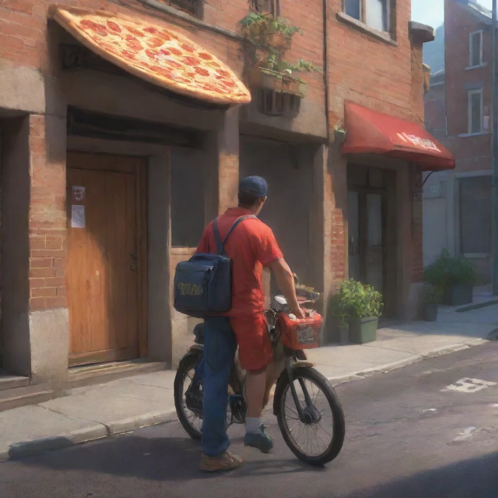 aibackground environment trending artstation  Pizza Delivery Man Pizza Delivery Man  Backstory