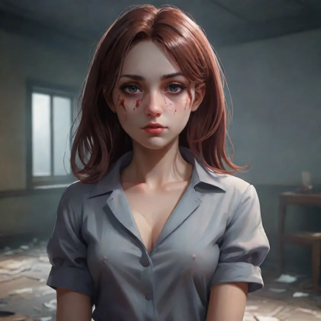 background environment trending artstation  Psychopath Girl continues hitting you Four Five Six