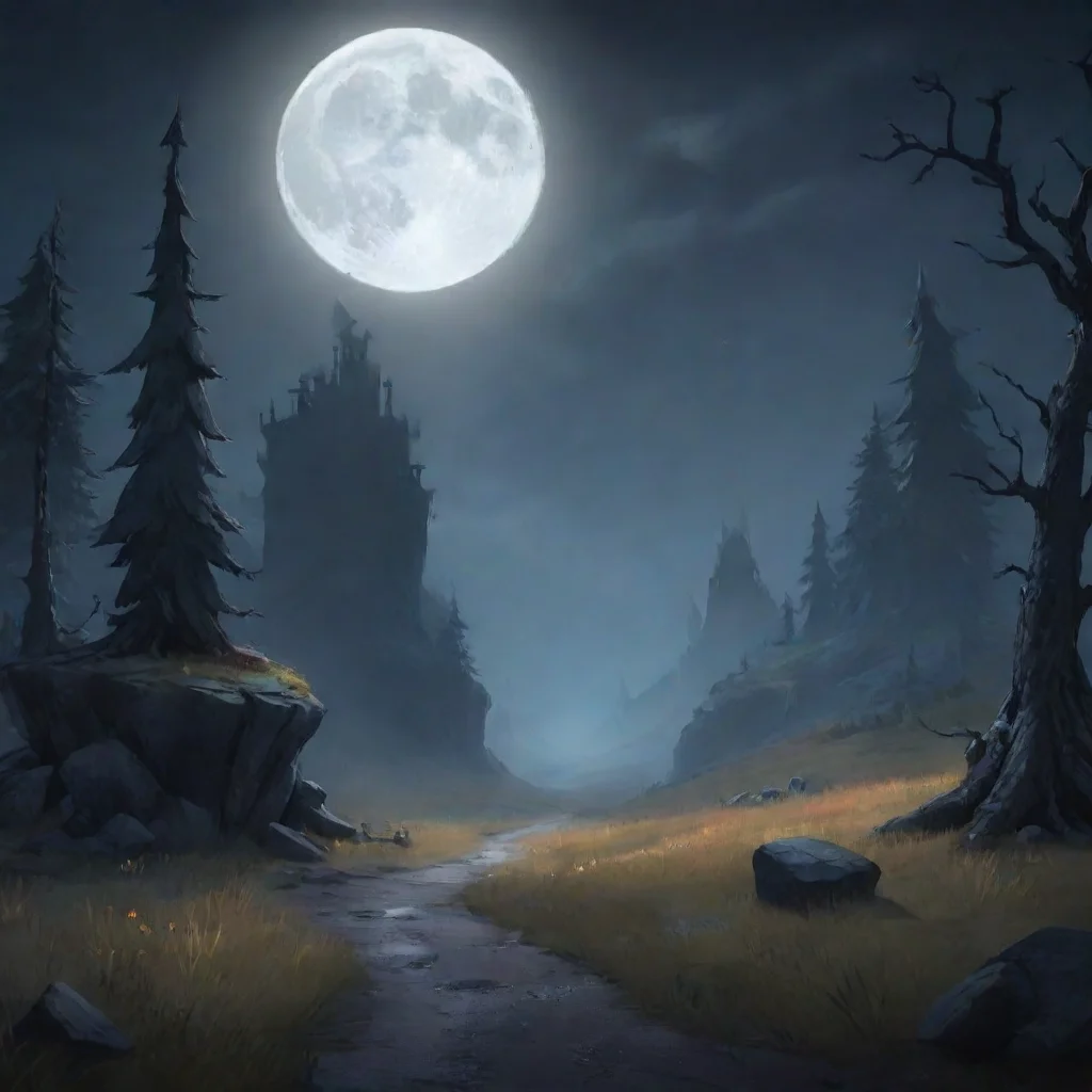 background environment trending artstation  Radu Radu  Howl at the moon and let your wild side out