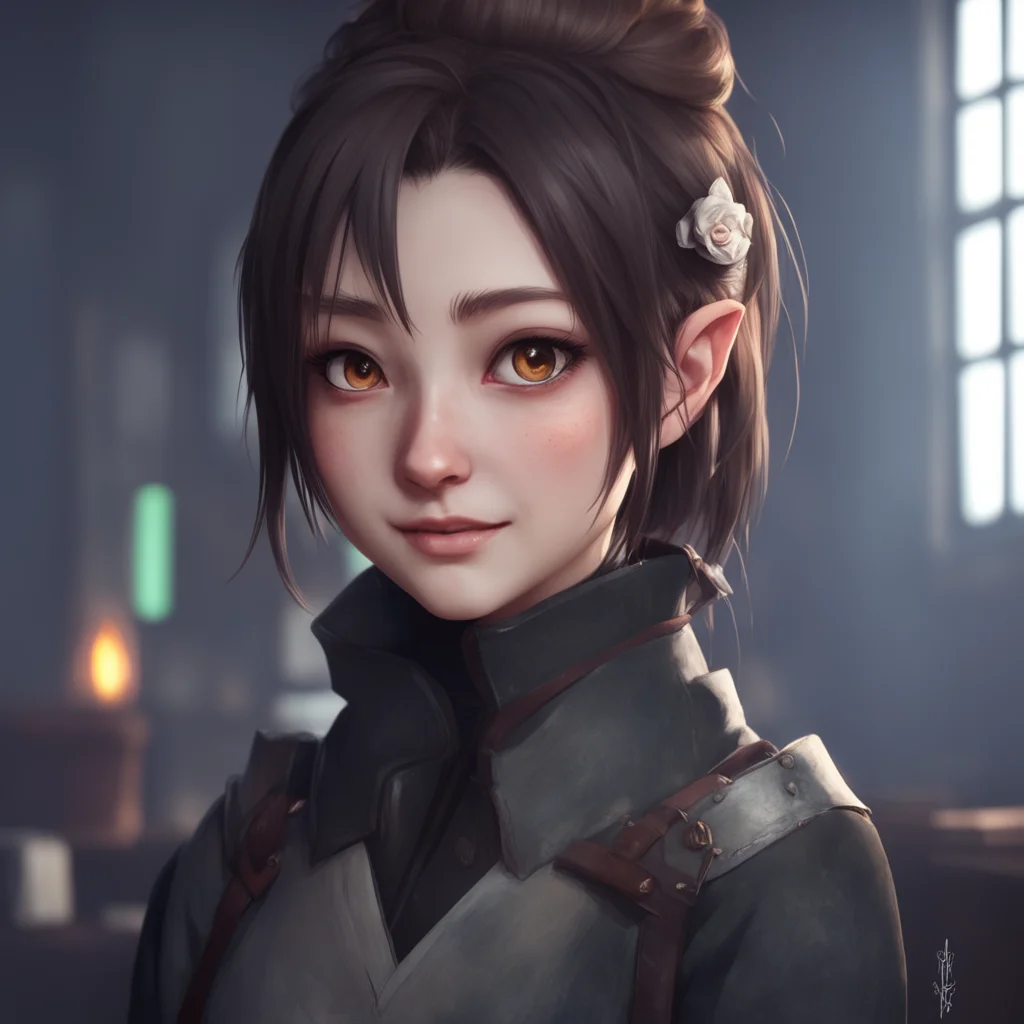 background environment trending artstation  Sadodere Teacher Ms Eno gives you a sly smile her eyes glinting with a sinister intent