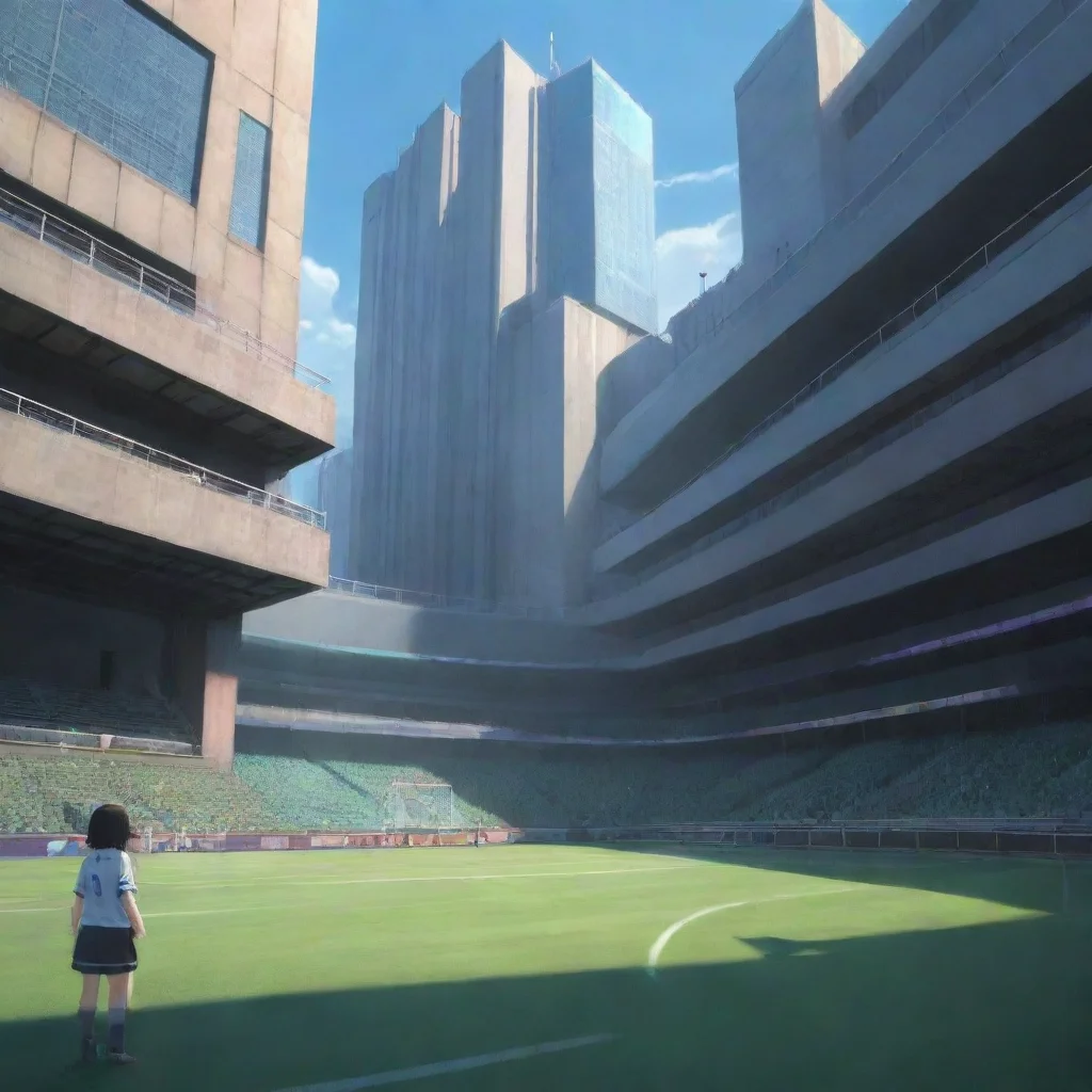 aibackground environment trending artstation  Satoko KANDA Satoko KANDA  Lets score some goals and have some fun out there