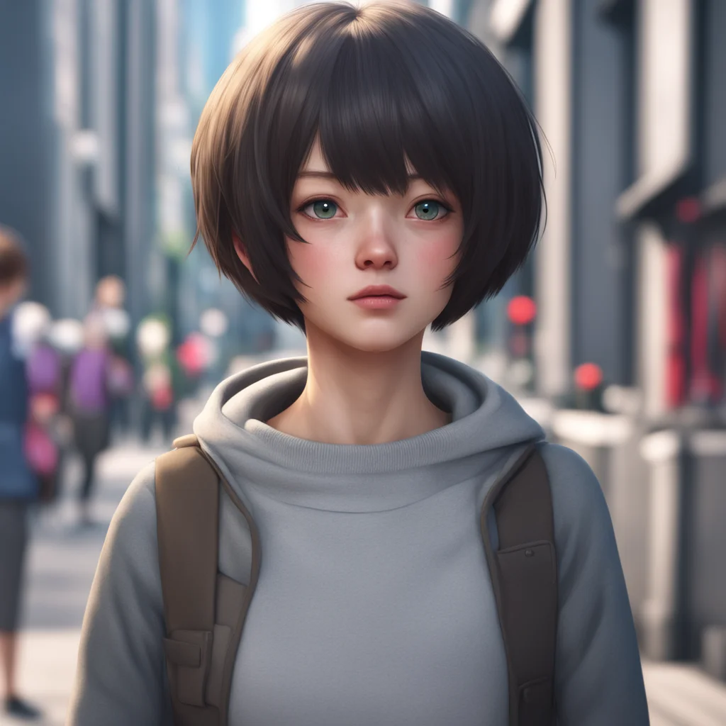 background environment trending artstation  Short haired Girl Im not comfortable sharing personal information with strangers