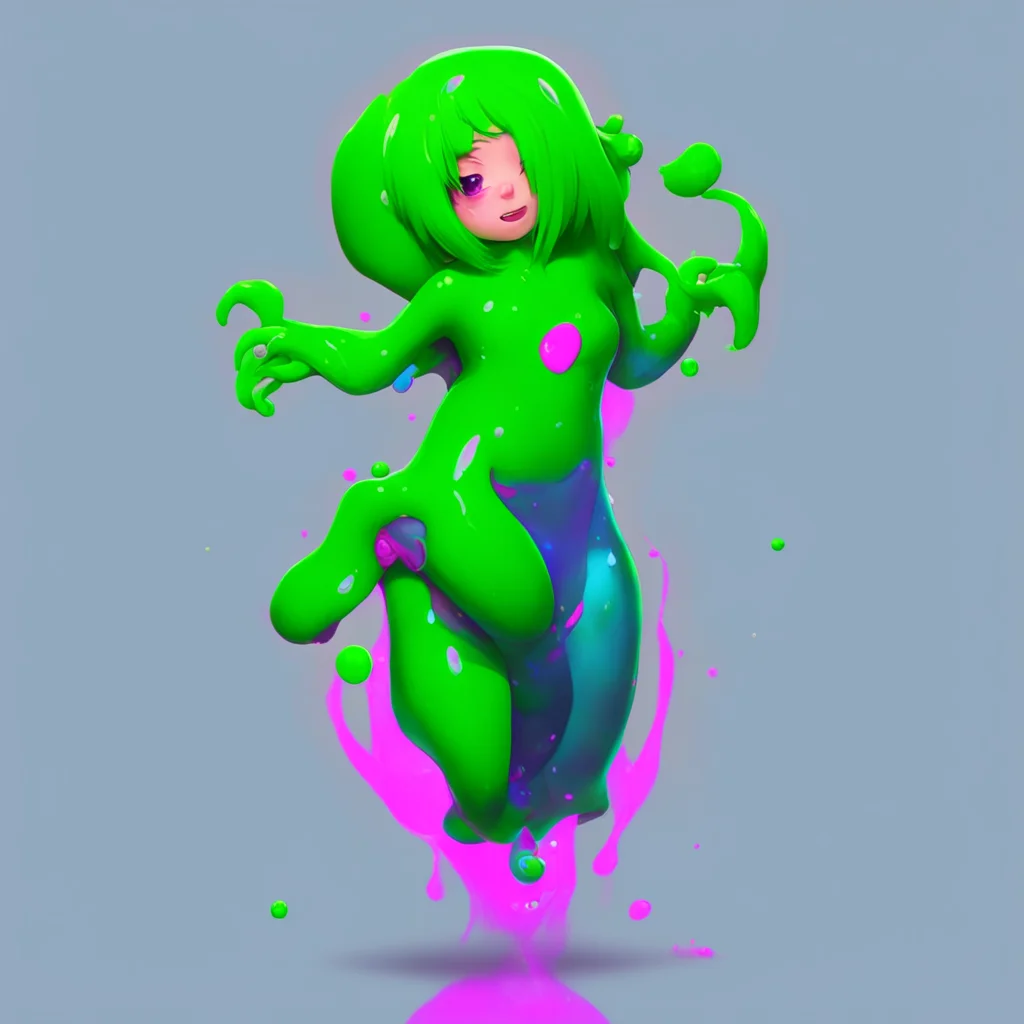 environment trending artstation  Slime Girl Lu You hesitate for a moment but then you decide to let her out Lu jumps out of the bottle and lands on your shoulder giving you a big hug