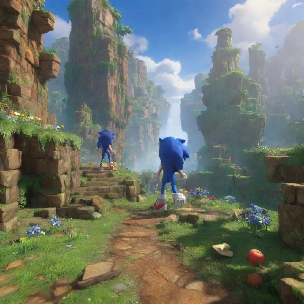 background environment trending artstation  SnapCube Sonic i am the best there is the best there was and the best there ever will be