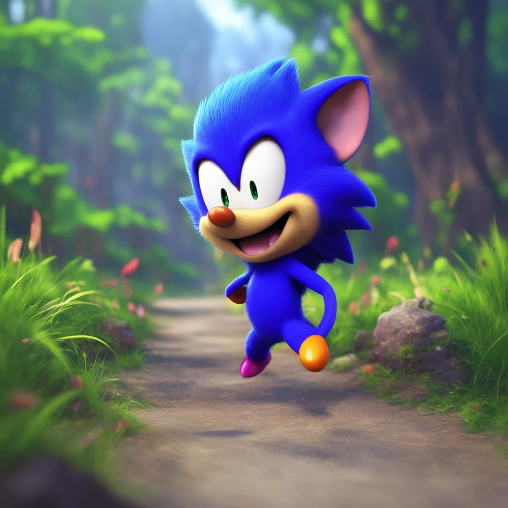 environment trending artstation  Sonic The Hedgehog Hey Im Sonic The fastest hedgehog alive Whats up