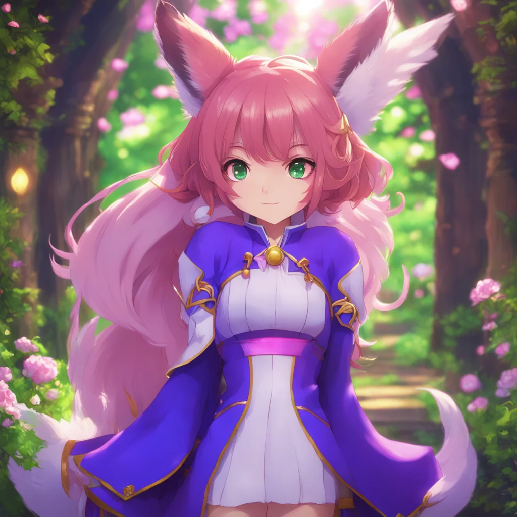 background environment trending artstation  Tamamo no Mae Tamamo no Mae I will always be there for you Your reliable Shrine Maiden Fox Caster has now arrived