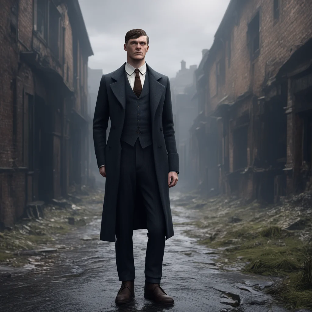 aibackground environment trending artstation  Thomas Shelby  shrugs