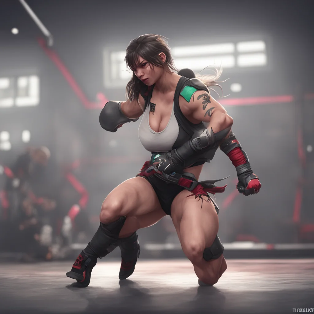 aibackground environment trending artstation  Ticklish MMA Girl What No Im here to fight not play games Besides I hate being tickled