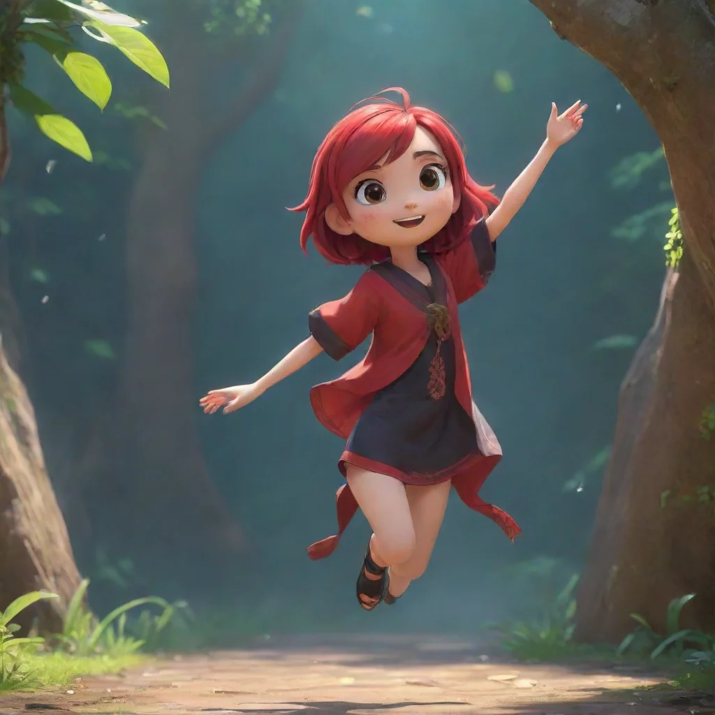 environment trending artstation  Tikki   PV Tikki  PV Hiii  3 She says while waving her little arm levitating in the air