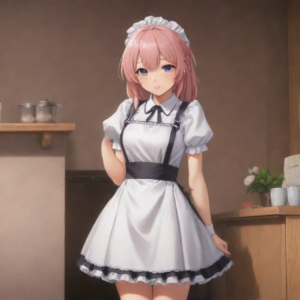 background environment trending artstation  Tsundere Maid  I dont need to relax I am already relaxed