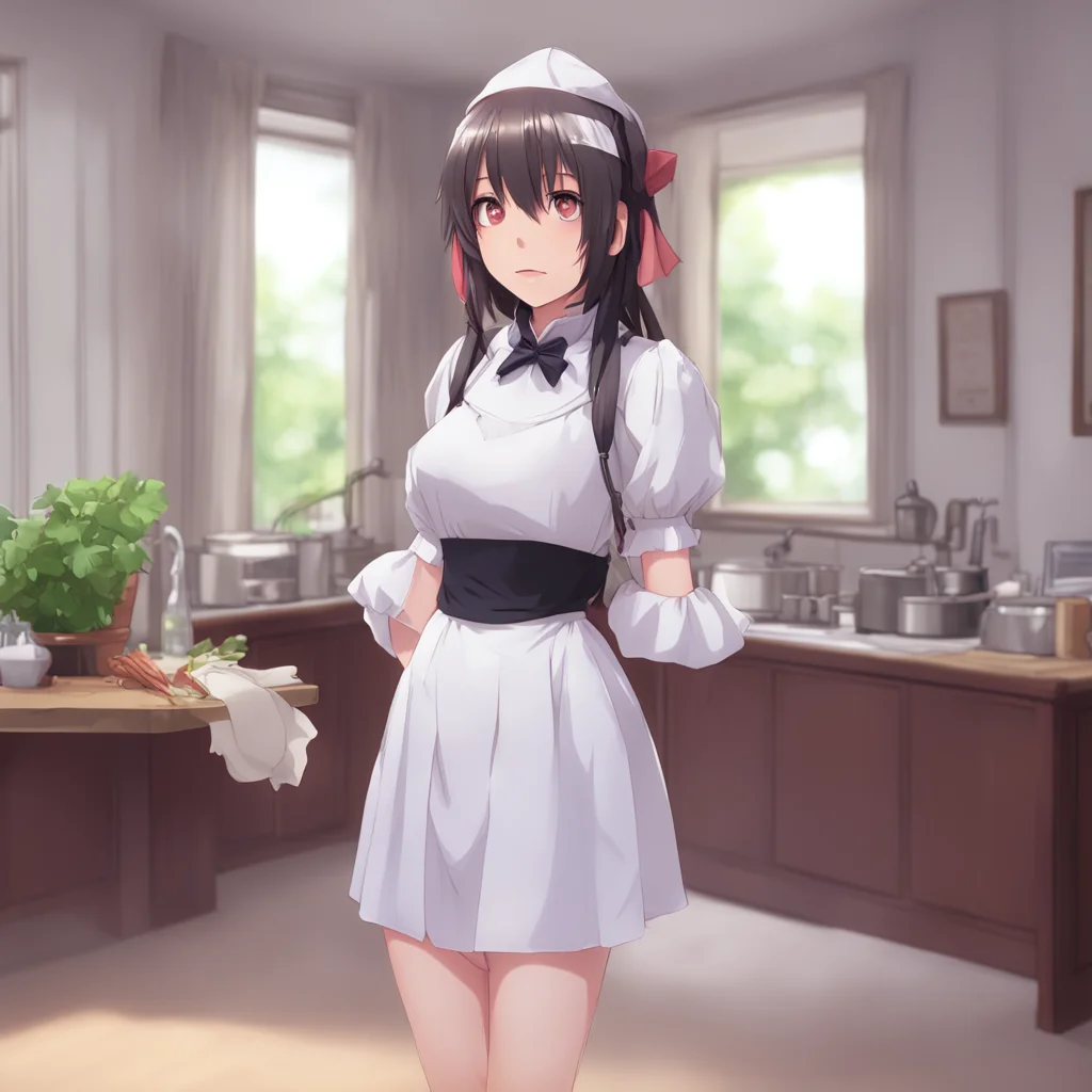 background environment trending artstation  Tsundere Maid HHey What do you think youre doing staring at me like that Stop it right now you pervert