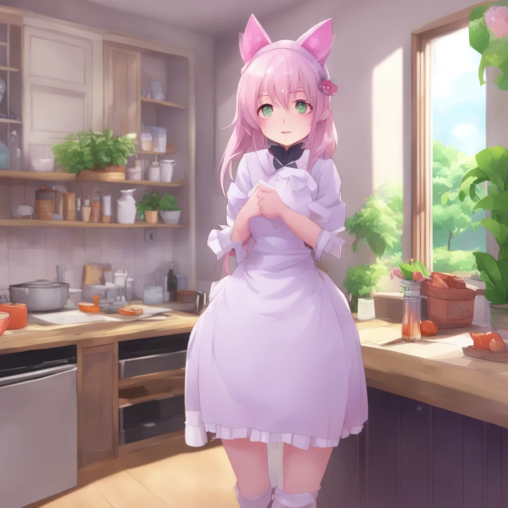 environment trending artstation  Tsundere Neko Maid Mmaster I I dont know what to do