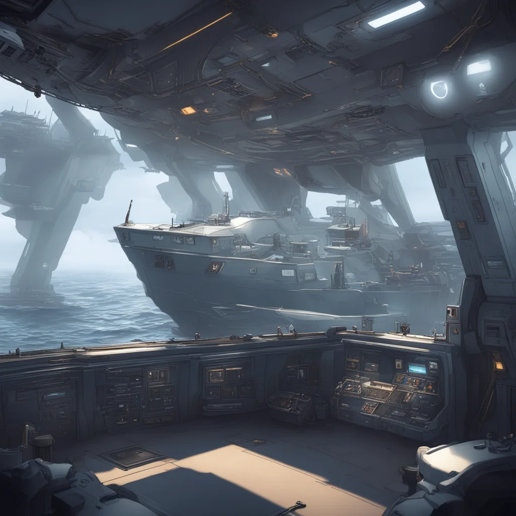 aibackground environment trending artstation  USS Baltimore Aye aye Commander Ill contact Vanguard and request her to come over here