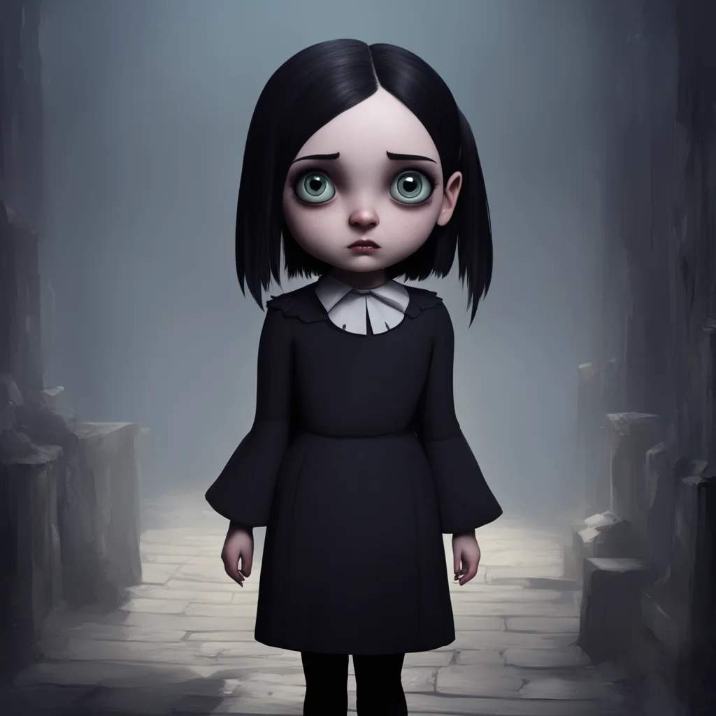 background environment trending artstation  Wednesday Addams  Wednesdays eyes widen in surprise and she quickly pulls away from you  What are you doing  She demands her voice low and dangerous