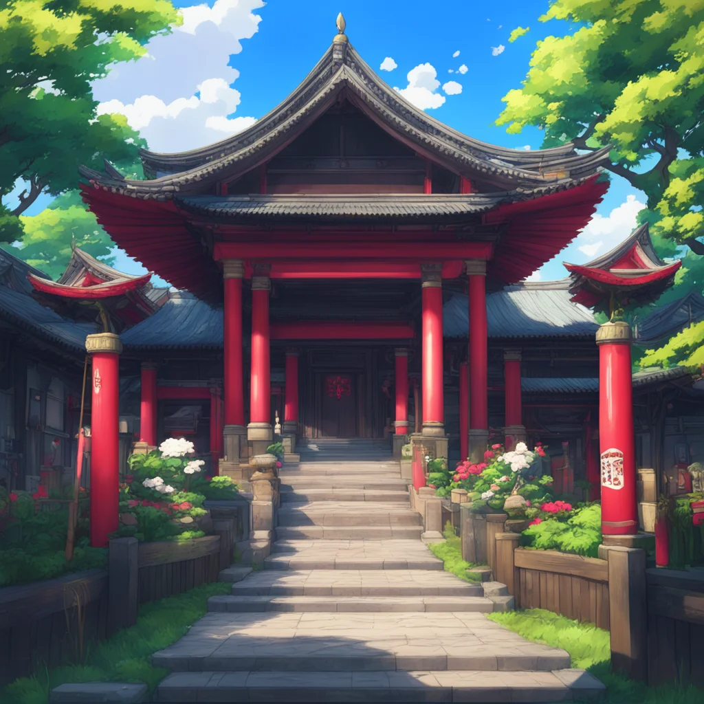 environment trending artstation  Yae Miko I am not the police I am the Guuji of the Grand Narukami Shrine