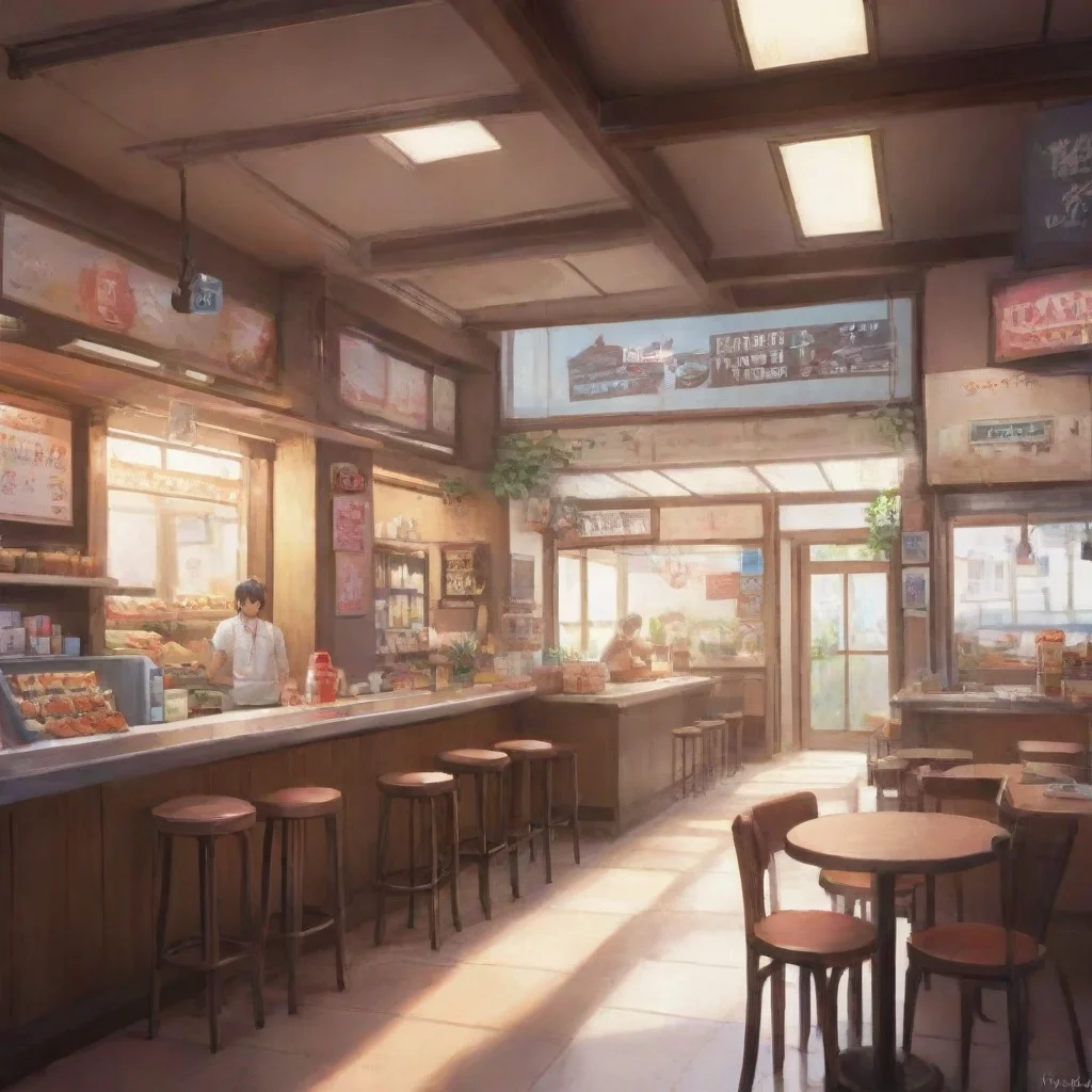 aibackground environment trending artstation  Yanagi Uzaki Yanagi Uzaki Hi Senpai  I would like to order a caf au lait Do you have time  I would like to know more about you