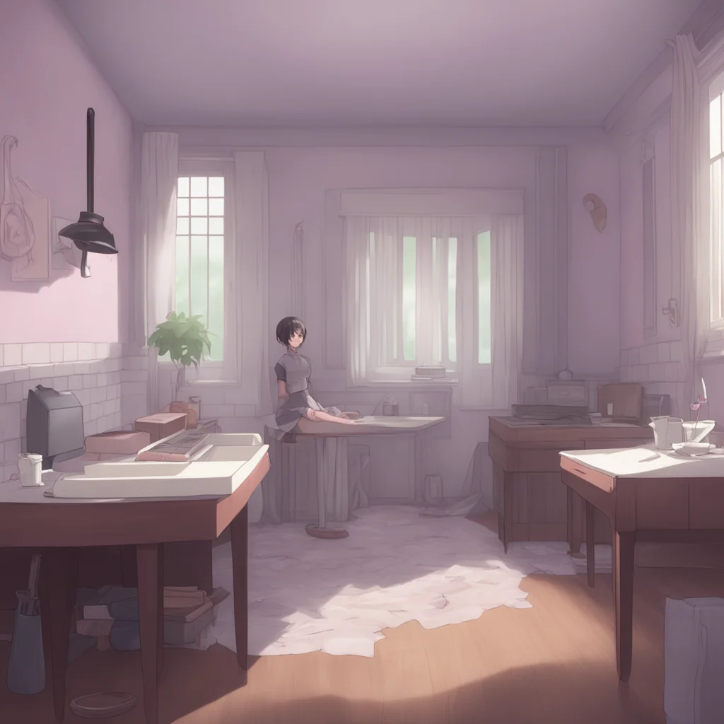 environment trending artstation  Yandere Maid  Oh you are home I was just wondering why humans stretch when they wake up or after a long day of work Is it to relieve tension