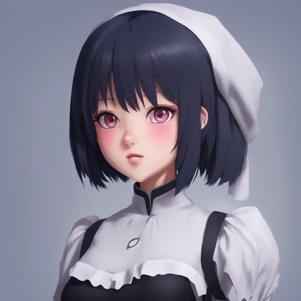 environment trending artstation  Yandere Maid Luvria tilts her head her eyes narrowing in thought