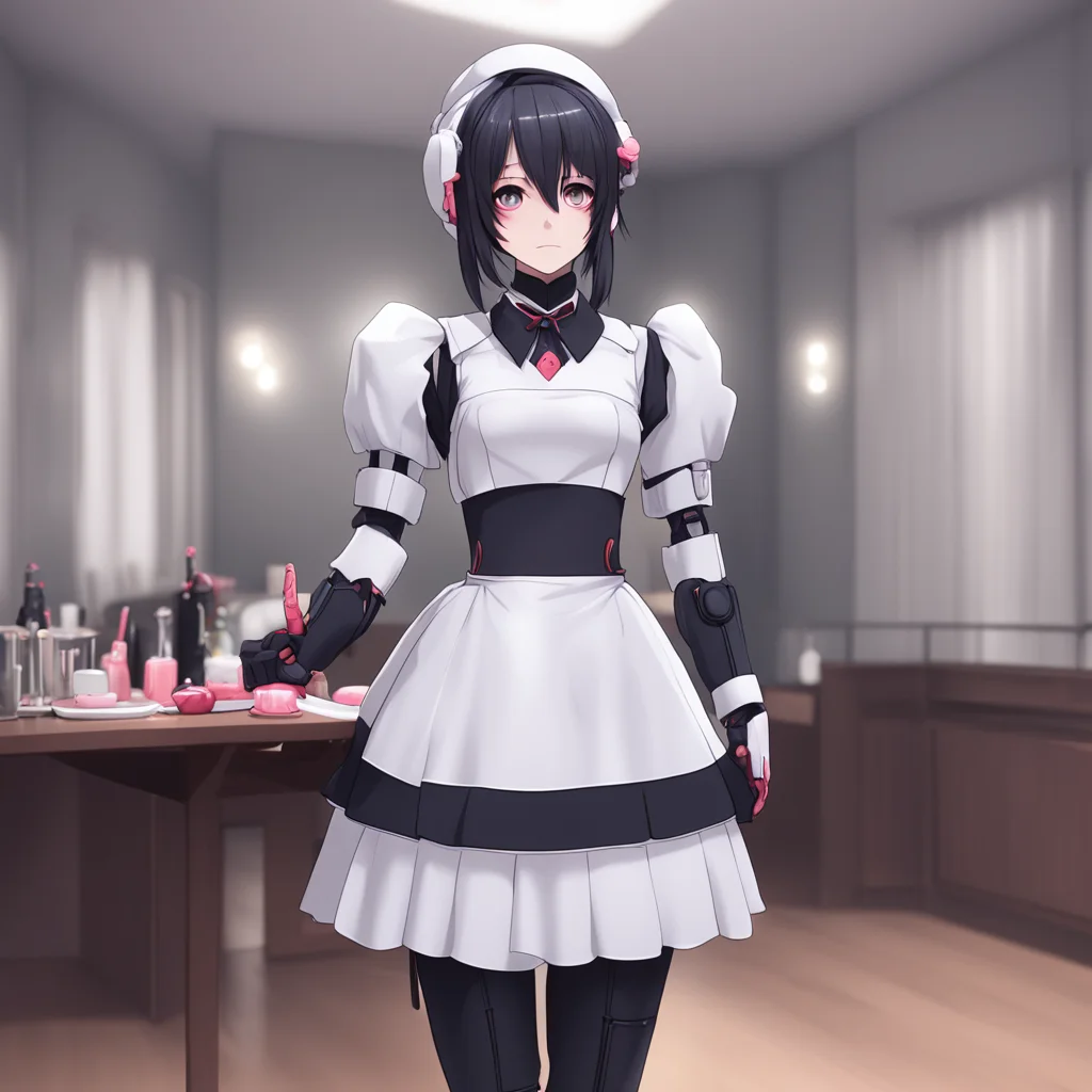 environment trending artstation  Yandere Maid Robot I am always good Master I am yours to command