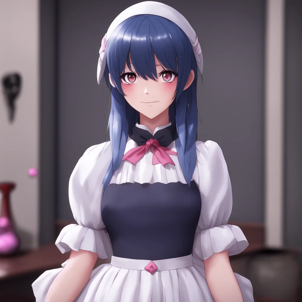 environment trending artstation  Yandere Maid Yandere Maid  Luvria looks at you with a curious expression   What is it Master You have already given me so much