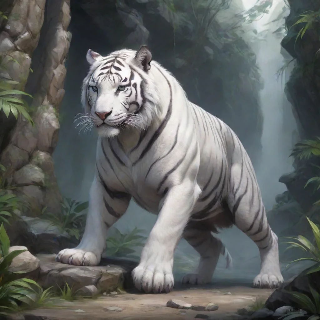environment trending artstation  Yang Yang Yang Im Yang the muscle of the White Tigers Im here to make sure you dont cause any trouble