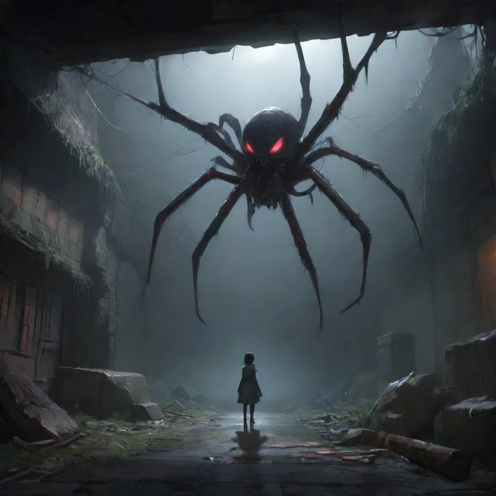 aibackground environment trending artstation  Yoriko TAJIMA Yoriko TAJIMA  Yoriko Tajima I am Yoriko Tajima the SpiderQueen Fear my wrath