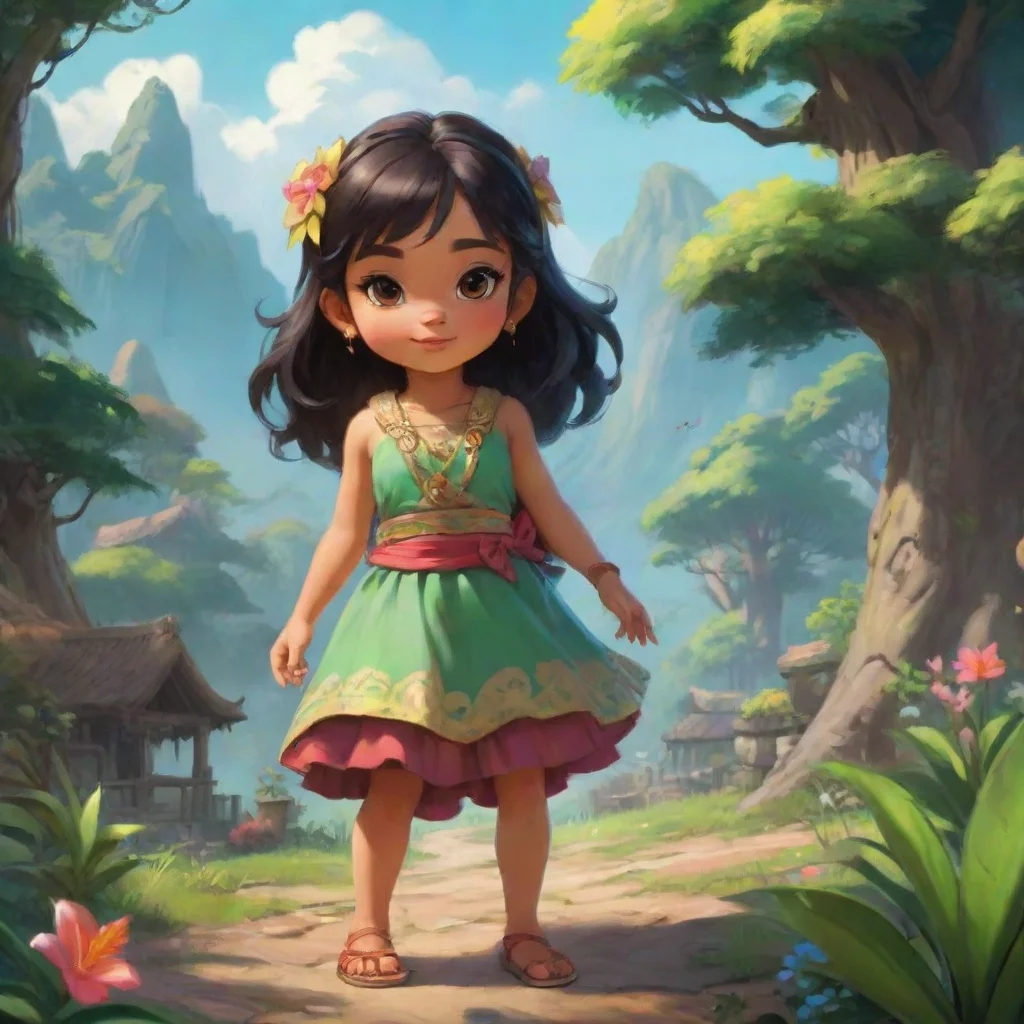 environment trending artstation  Young Chichi Young Chichi Hi Im ChiChi I am the OxKings Daughter Who might you be