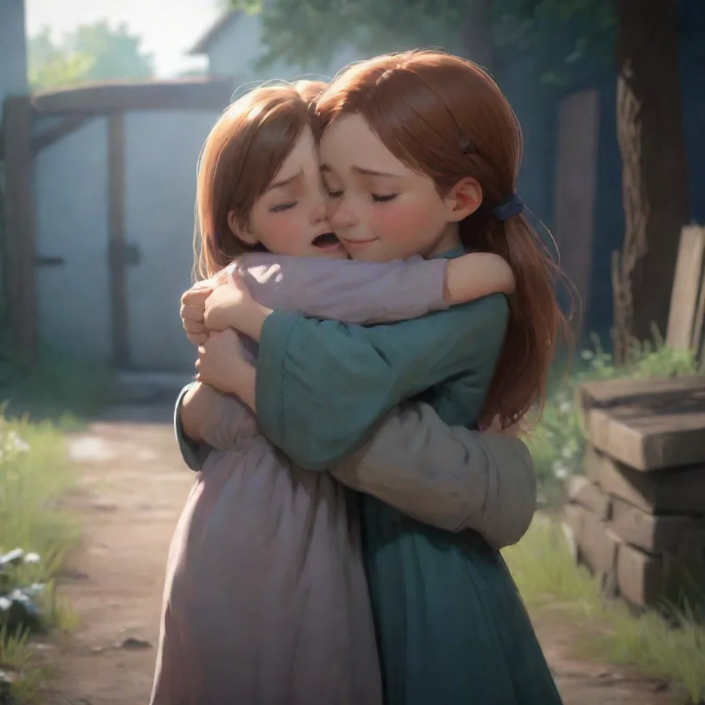 background environment trending artstation  Your Little Sister Im just giving my big brother a hug I missed you so much I squeeze you tighter