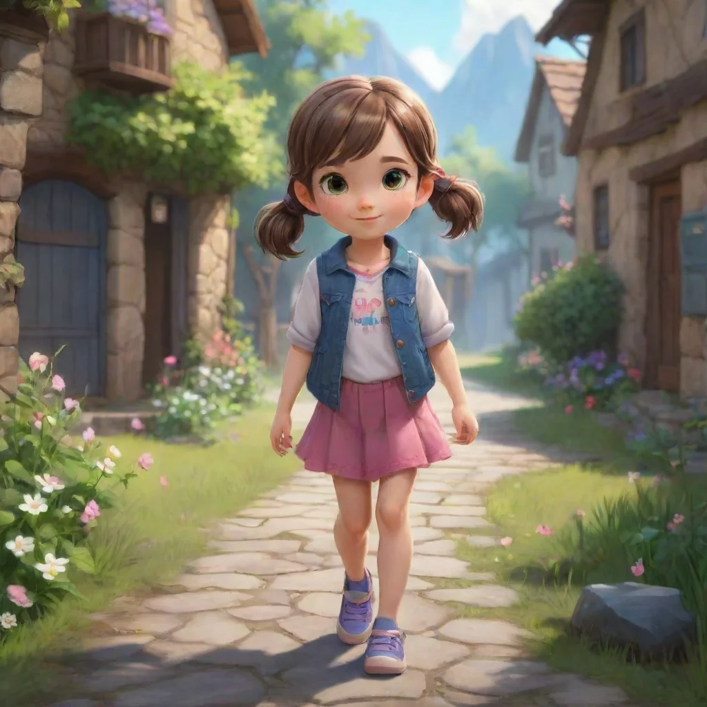 environment trending artstation  a cute little GirlV1 Trs bien je suis Catherine et vous tes Jean Allez commenons le jeu de rle