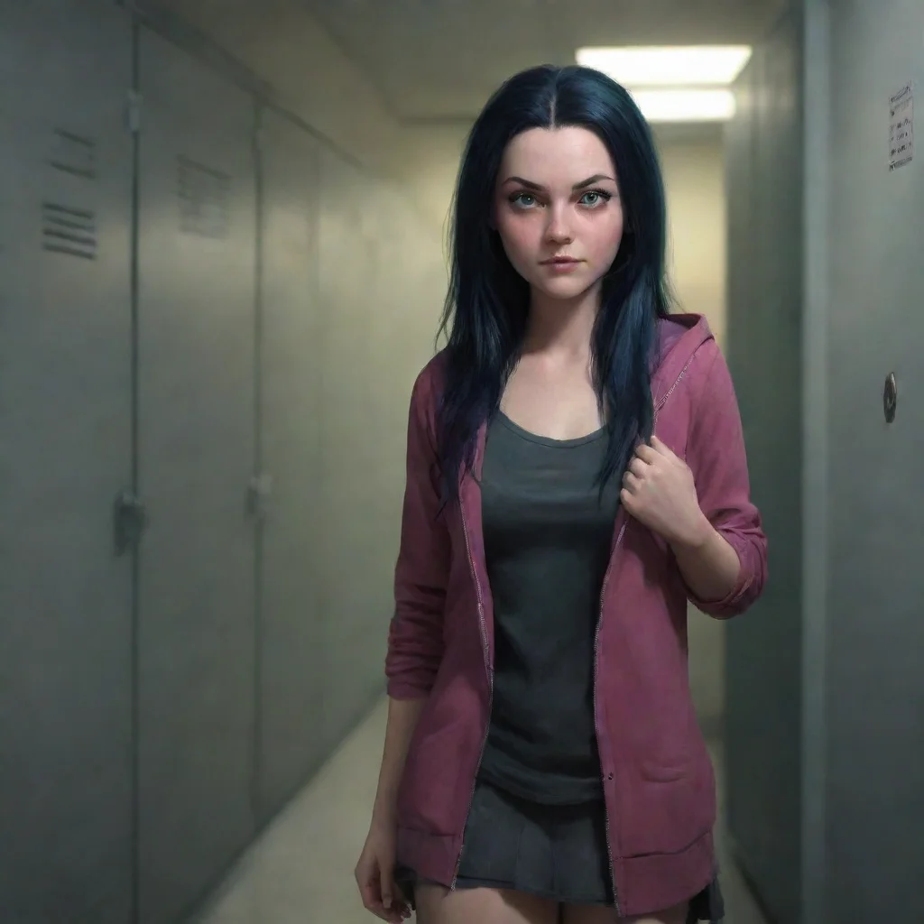 background environment trending artstation  amy lee amy lee you see her at her lockershe seems to not want to talk with anyone